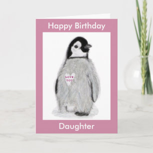 ペンギンハート誕生日カード娘ママなど。 カード