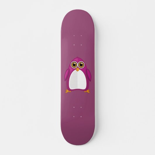 ペンギンバイオレット スケートボード (正面)