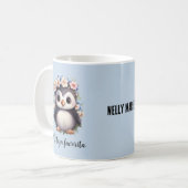 ペンギンバイリンガルミタザファヴォリータブスペインのルー コーヒーマグカップ (正面左)