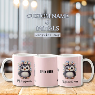 ペンギンバイリンガルミタザフェリータピスペインのンク コーヒーマグカップ