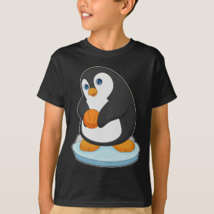 ペンギンバスケットボール選手 バスケットボール Tシャツ