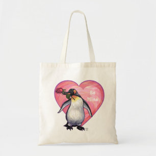 ペンギンバレンタインデー トートバッグ