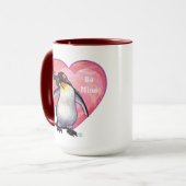 ペンギンバレンタインデー マグカップ (正面左)