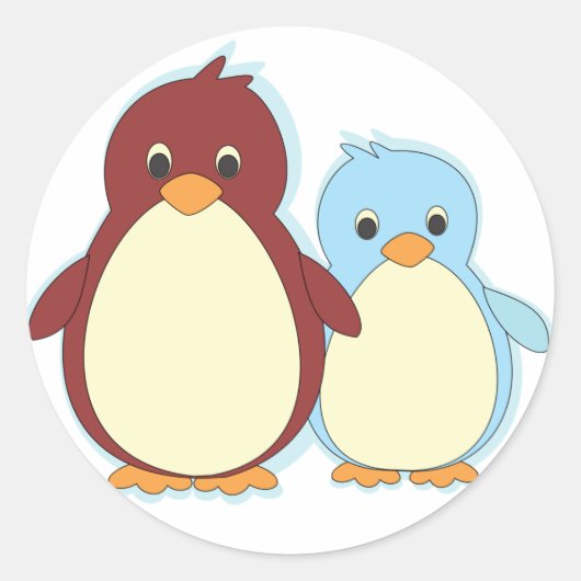 ペンギンパラダイス ラウンドシール (正面)