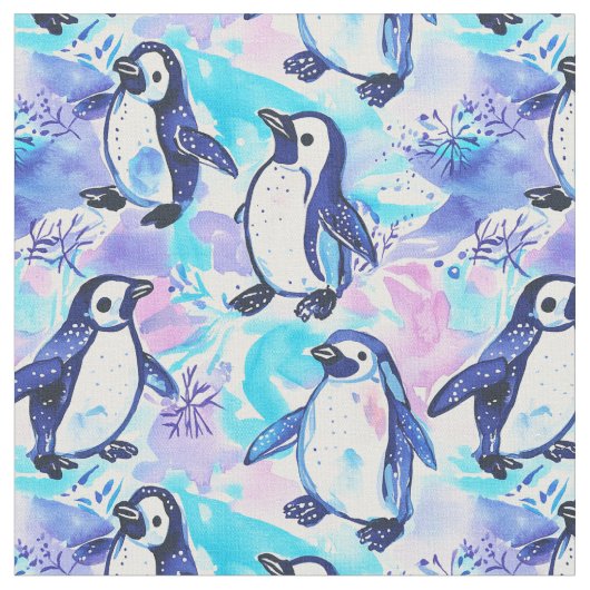 ペンギンパロオザ ファブリック (クローズアップ)