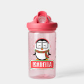 ペンギンパーソナライズされたウォーターボトル(タイムライン付き) ウォーターボトル (正面)