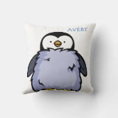 ペンギンパーソナライズされたチックビッグクッション クッション (裏面)