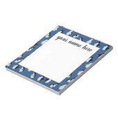 ペンギンパーソナライズされたメモ帳 ノートパッド (回転)