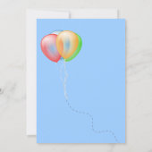 ペンギンパーティーお誕生日会 招待状 (裏面)