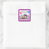 ペンギンパーティーカスタムシール スクエアシール (バッグ)