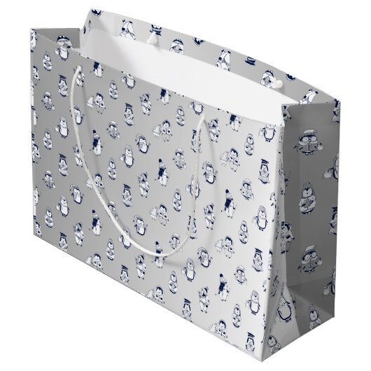ペンギンパーティーパーフェクトスタイリッシュ:抱き枕デライト! ラージペーパーバッグ (裏面アングル)