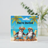 ペンギンパーティー "ご招待します" 招待状 (スタンド正面)