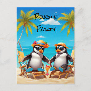 ペンギンパーティー ポストカード
