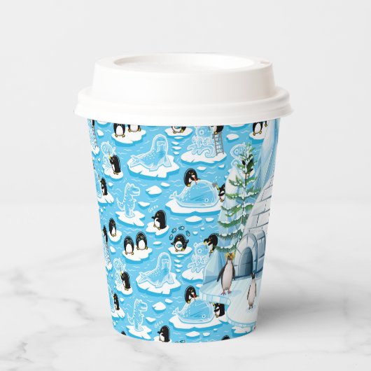 ペンギンパーティー 紙コップ (正面)