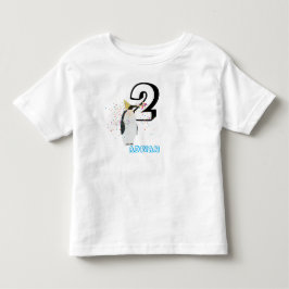 ペンギンパーティ - 動物の誕生日パーティ 子供の年齢 トドラーTシャツ
