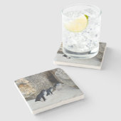 ペンギンビーチハウス ストーンコースター (横)