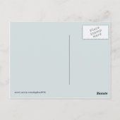 ペンギンファミリーおもしろい ポストカード (裏面)