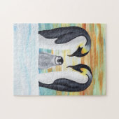 ペンギンファミリーとベビーペンギン ジグソーパズル (横)