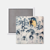 ペンギンファミリー磁石 マグネット (正面/裏面)