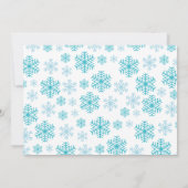 ペンギンファースト誕生日招待状と写真 招待状 (裏面)