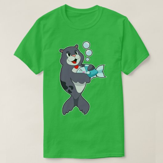 ペンギンフィッシュ1 Tシャツ (デザイン正面)
