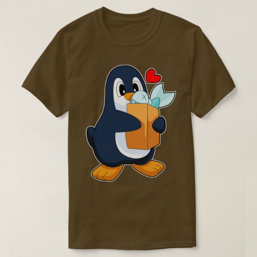 ペンギンフィッシュ Tシャツ (デザイン正面)