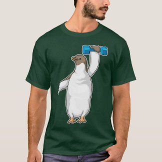 ペンギンフィットネスダンベル Tシャツ
