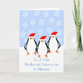 ペンギンブラザー妻クリスマス シーズンカード