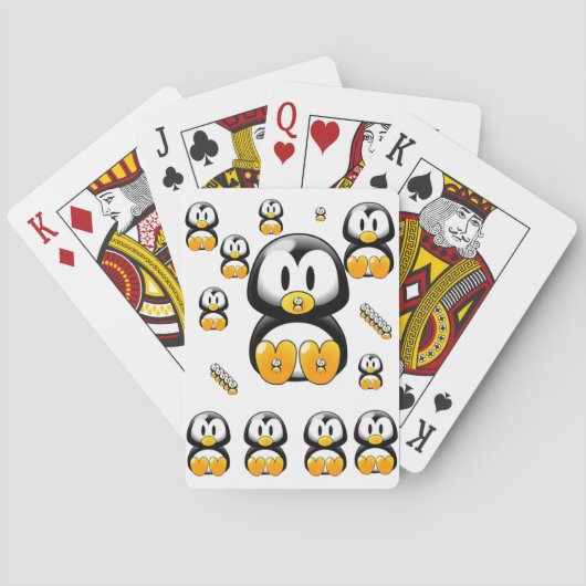 ペンギンプレイイングカードデッキ トランプ (裏面)