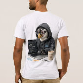 ペンギンプログラマー Tシャツ (裏面)