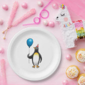 ペンギンプールパーティー誕生日 ペーパープレート (パーティー)
