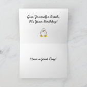 ペンギンプール(誕生日) カード (内部)