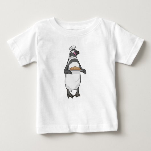 ペンギンベイカーパン ベビーTシャツ (正面)