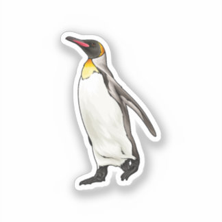 ペンギンベクトルイラストレーション シール