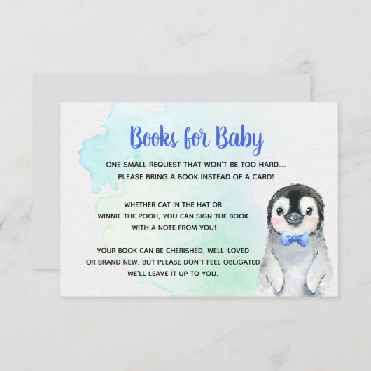 ペンギンベビーカードボーイ エンクロージャーカード (正面/裏面)