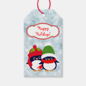 ペンギンベビークリスマス ギフトタグ (正面)