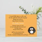 ペンギンベビーシャワー 招待状 (スタンド正面)