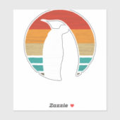 ペンギンペンギンレトロスタイルヴィンテージ55 シール (シート)