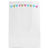 ペンギンホリデイハットとスカーフ ミディアムペーパーバッグ (裏面)