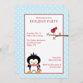 ペンギンホリデイ招待状 招待状 (正面/裏面)