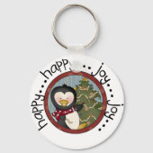 ペンギンホリデーTシャツとギフト キーホルダー (正面)