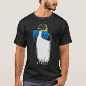 ペンギンボクサーボクシング手袋 Tシャツ (正面)