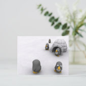 ペンギンポストカード ポストカード (スタンド正面)