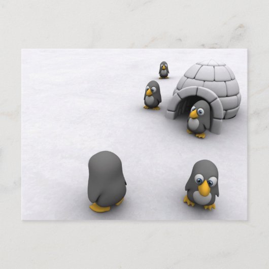 ペンギンポストカード ポストカード (正面)