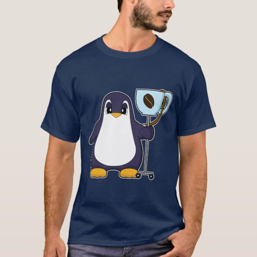 ペンギンマグカップ Tシャツ (正面)