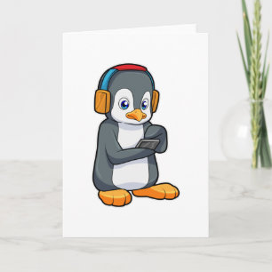 ペンギンミュージックヘッドホン カード