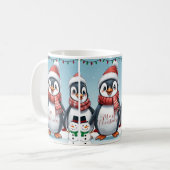 ペンギンメリークリスマス コーヒーマグカップ (正面左)