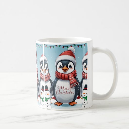 ペンギンメリークリスマス コーヒーマグカップ (右)