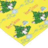 ペンギンメリースクリームクリスマステーブルクロス テーブルクロス (アングル)