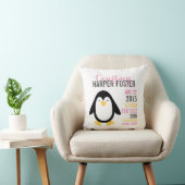 ペンギンモダンの誕生の発表子供部屋枕 クッション (椅子)